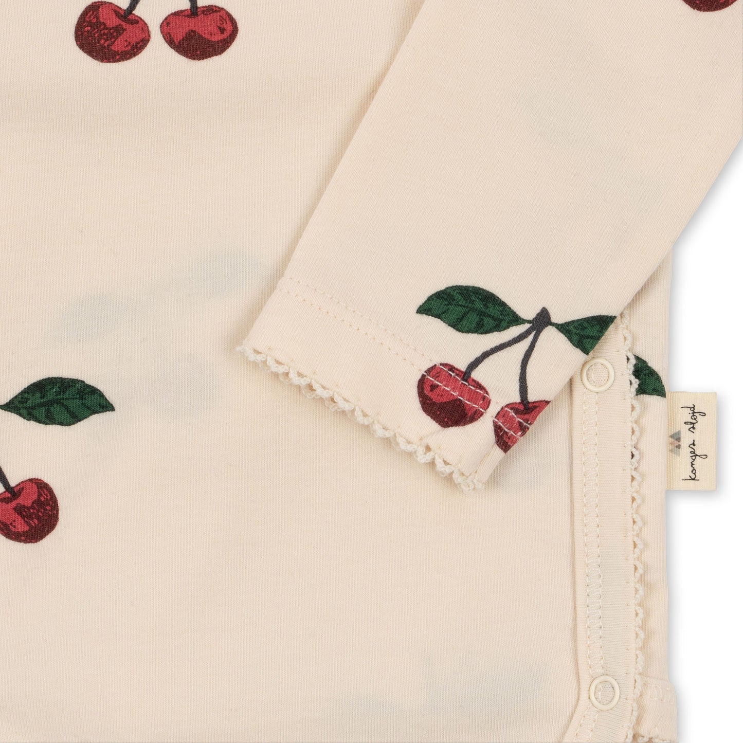 Konges Slojd - Organic Cotton Newborn Bodysuit - Ma Grande Cerise