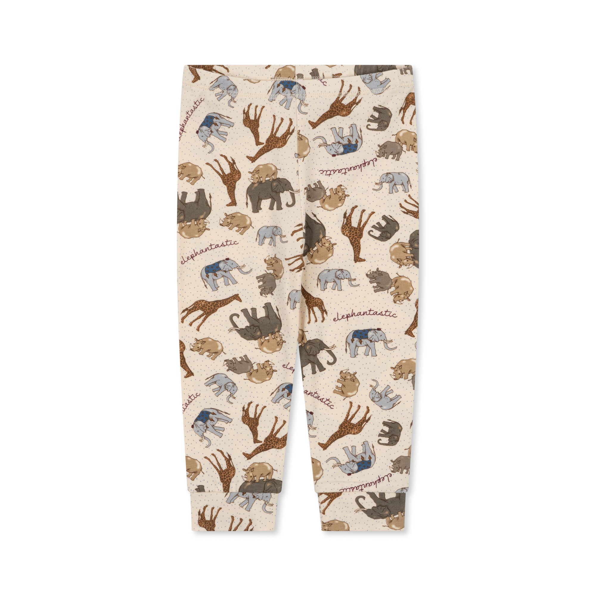 Konges Slojd - Organic Cotton Bodysuit Pants - Elephantastic - Konges Slojd - littleyoyo.ca