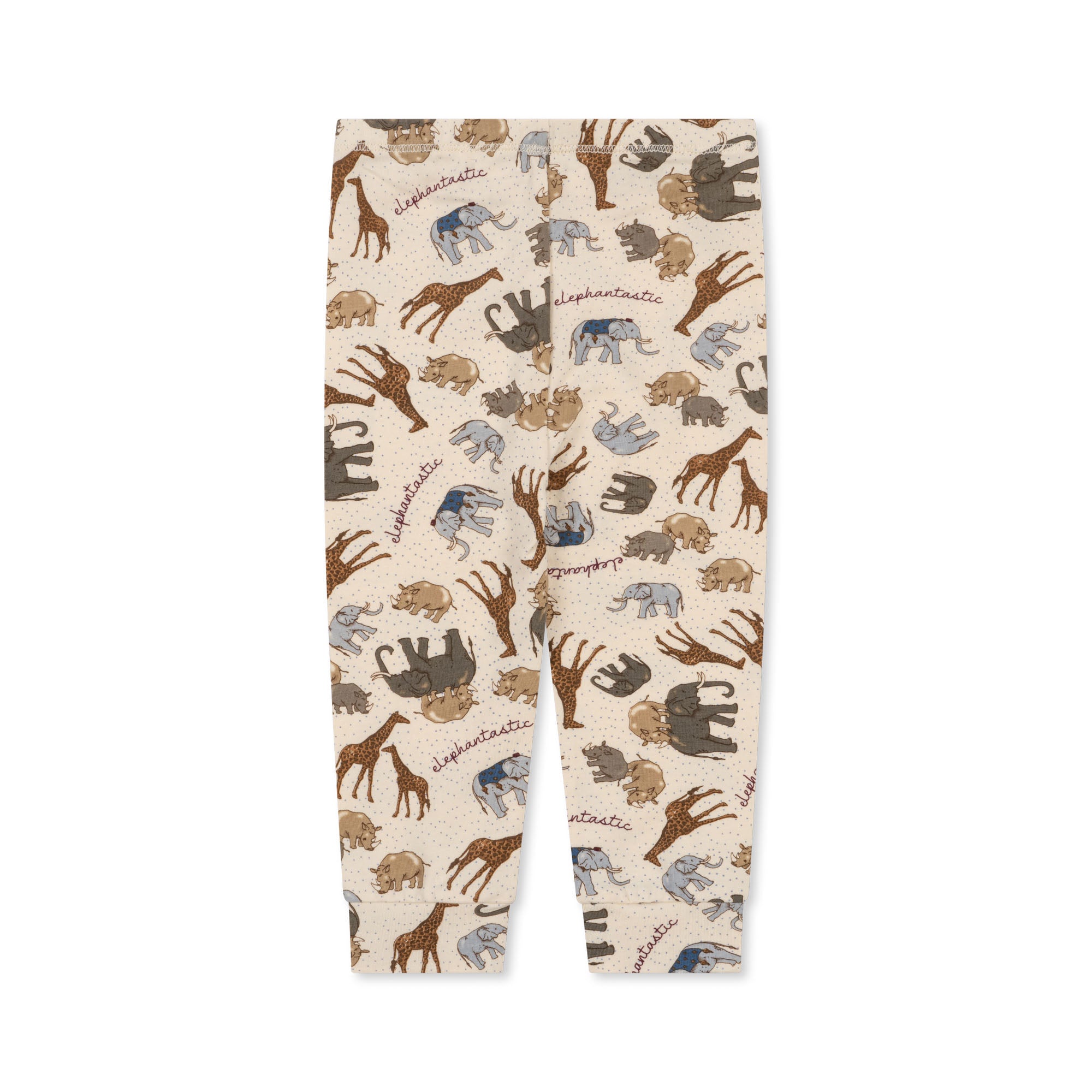 Konges Slojd - Organic Cotton Bodysuit Pants - Elephantastic - Konges Slojd - littleyoyo.ca