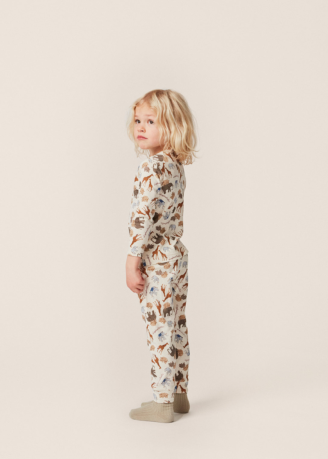 Konges Slojd - Organic Cotton Bodysuit Pants - Elephantastic - Konges Slojd - littleyoyo.ca