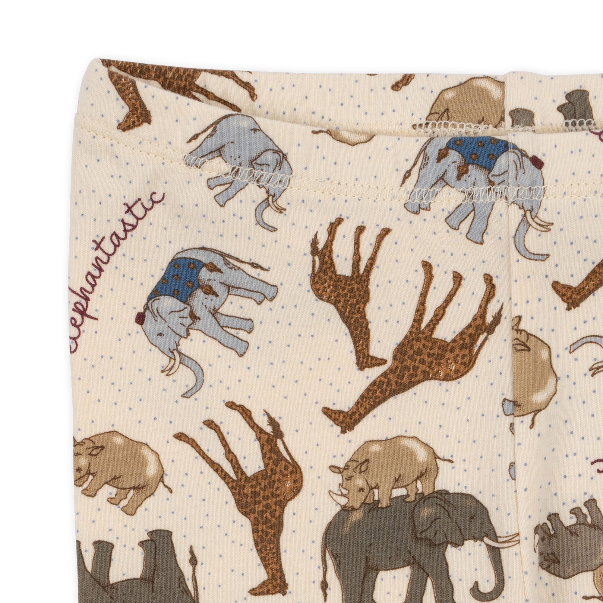 Konges Slojd - Organic Cotton Bodysuit Pants - Elephantastic - Konges Slojd - littleyoyo.ca