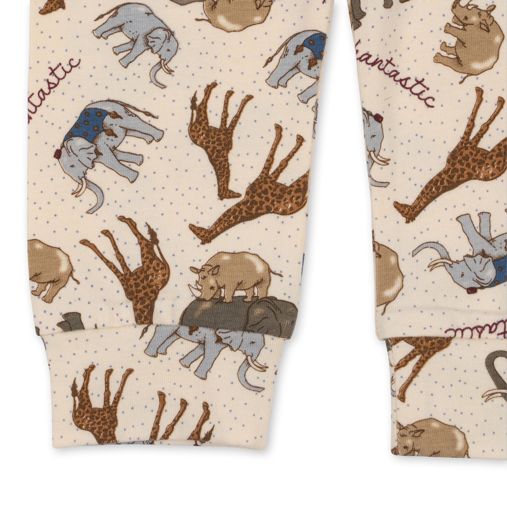 Konges Slojd - Organic Cotton Bodysuit Pants - Elephantastic - Konges Slojd - littleyoyo.ca