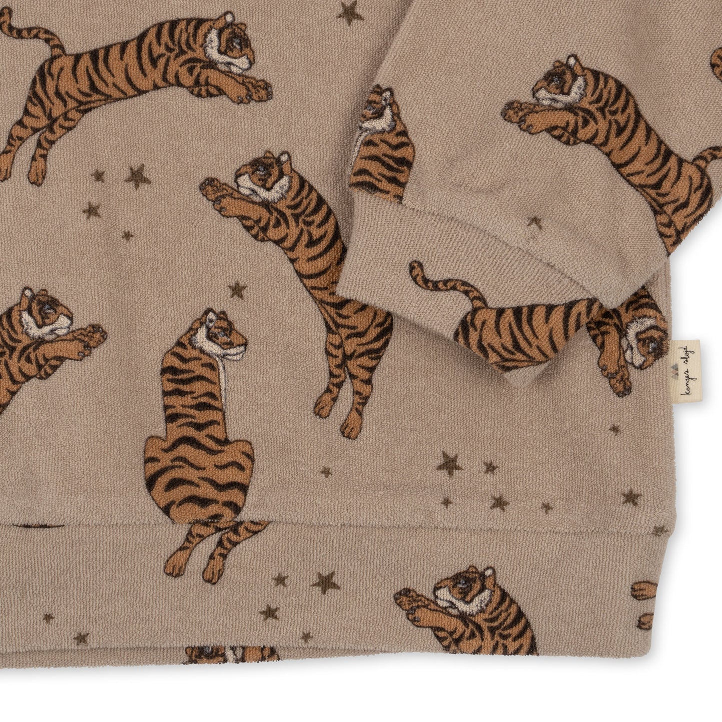 Konges Slojd - Itty Sweatshirt Gots - Tiger Sand