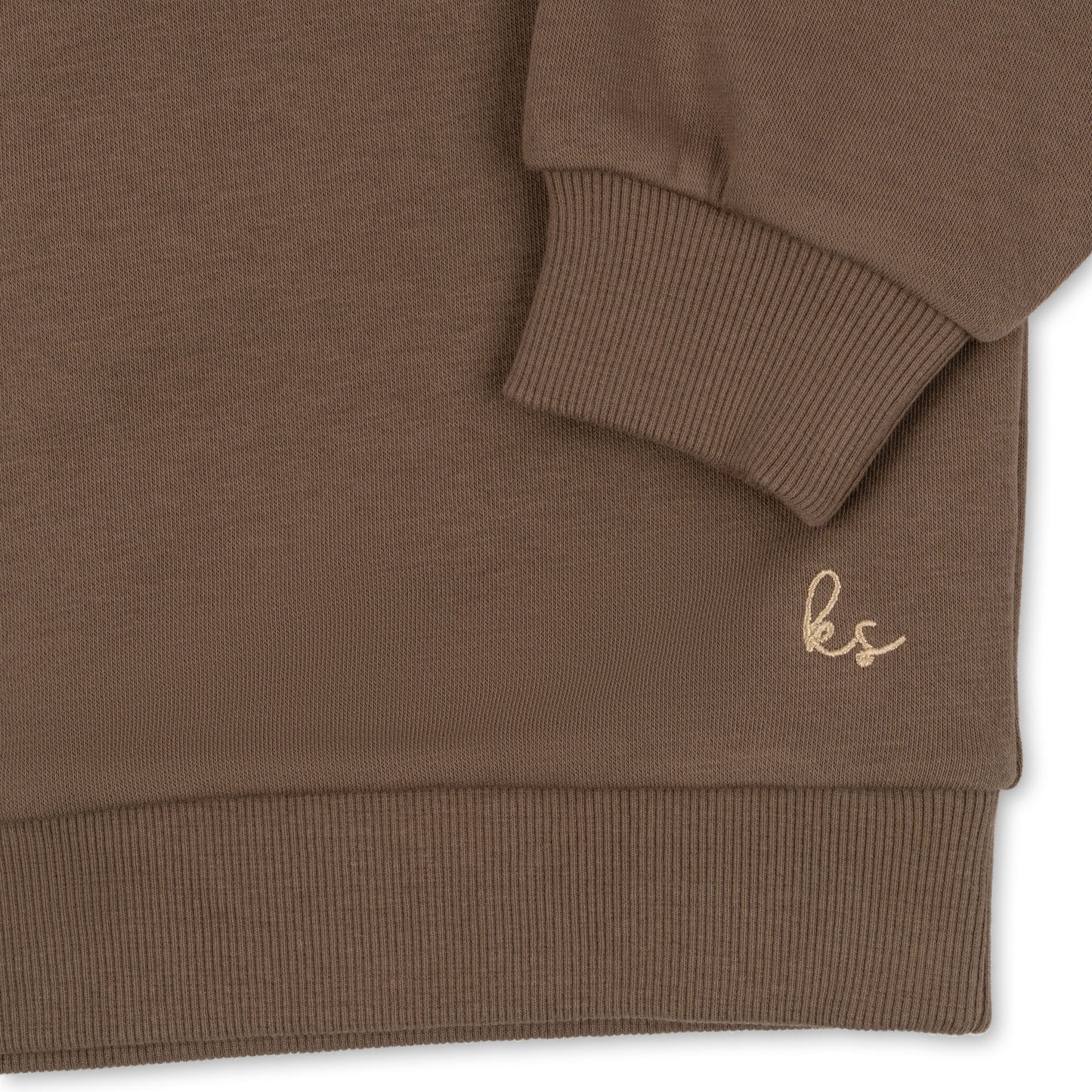 Konges Slojd - Lou Animal Hoodie Gots - Shitake