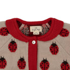 Konges Slojd - Belou Knit Ladybug Cardigan - Konges Slojd - littleyoyo.ca