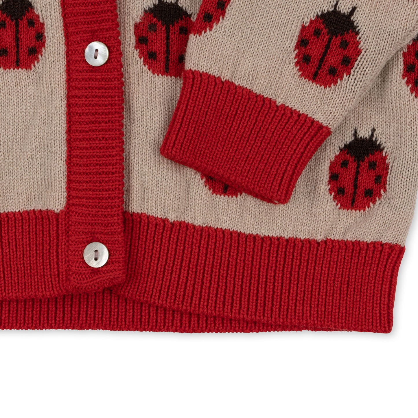 Konges Slojd - Belou Knit Cardigan - Ladybug