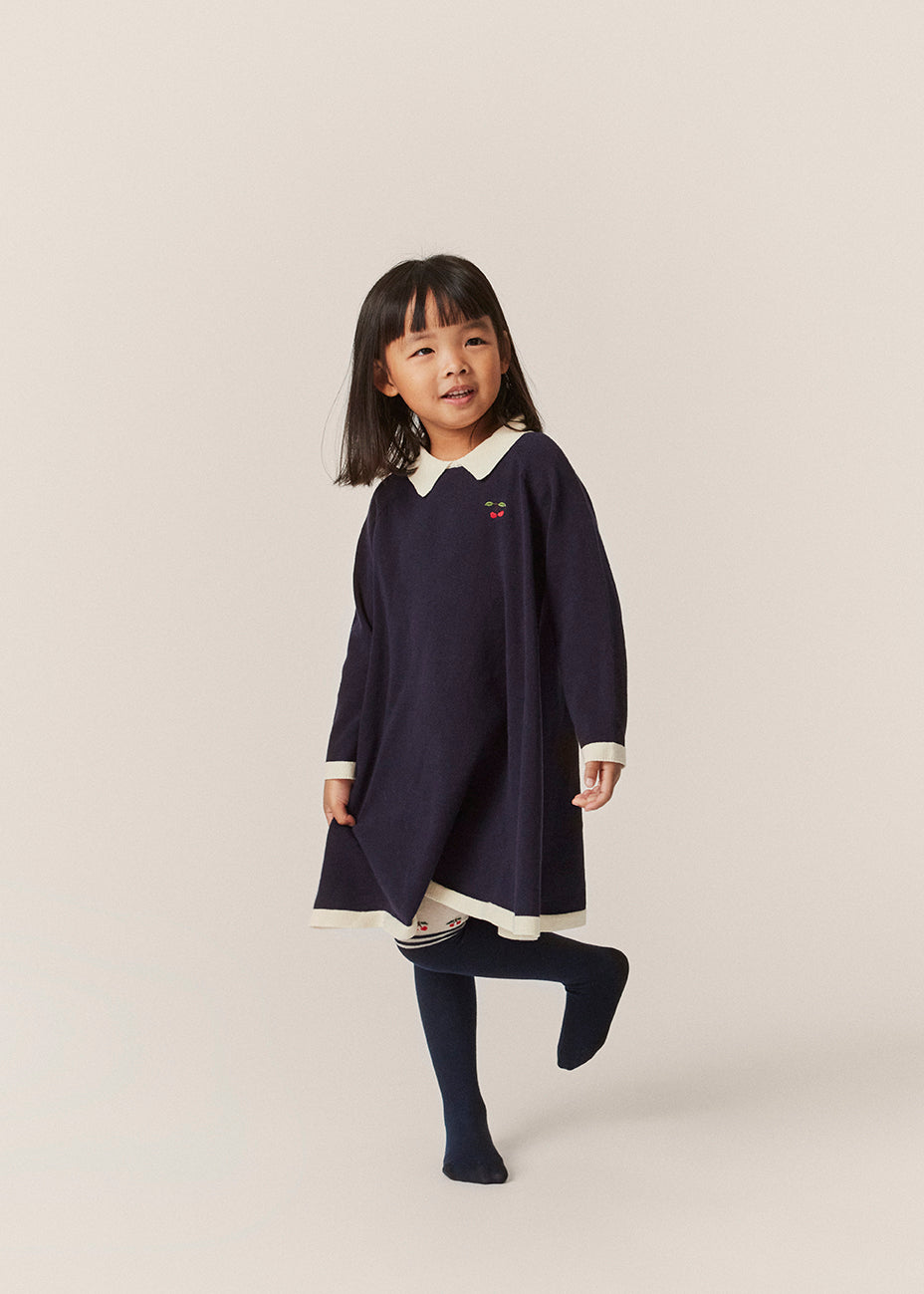 Konges Slojd - Venton Knit Dress Gots - Navy
