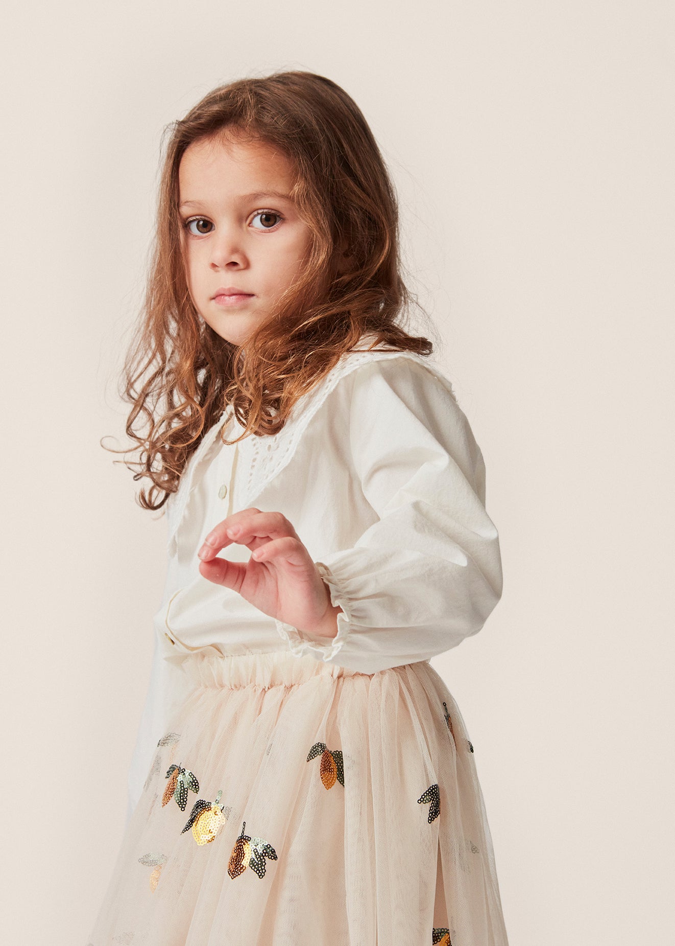 Konges Slojd - Yvonne Skirt - Lemon Sequin