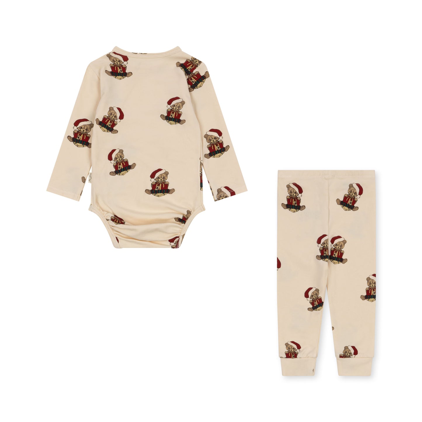 Konges Slojd - Christmas Basic Bodysuit Set GOTS - Christmas Teddy