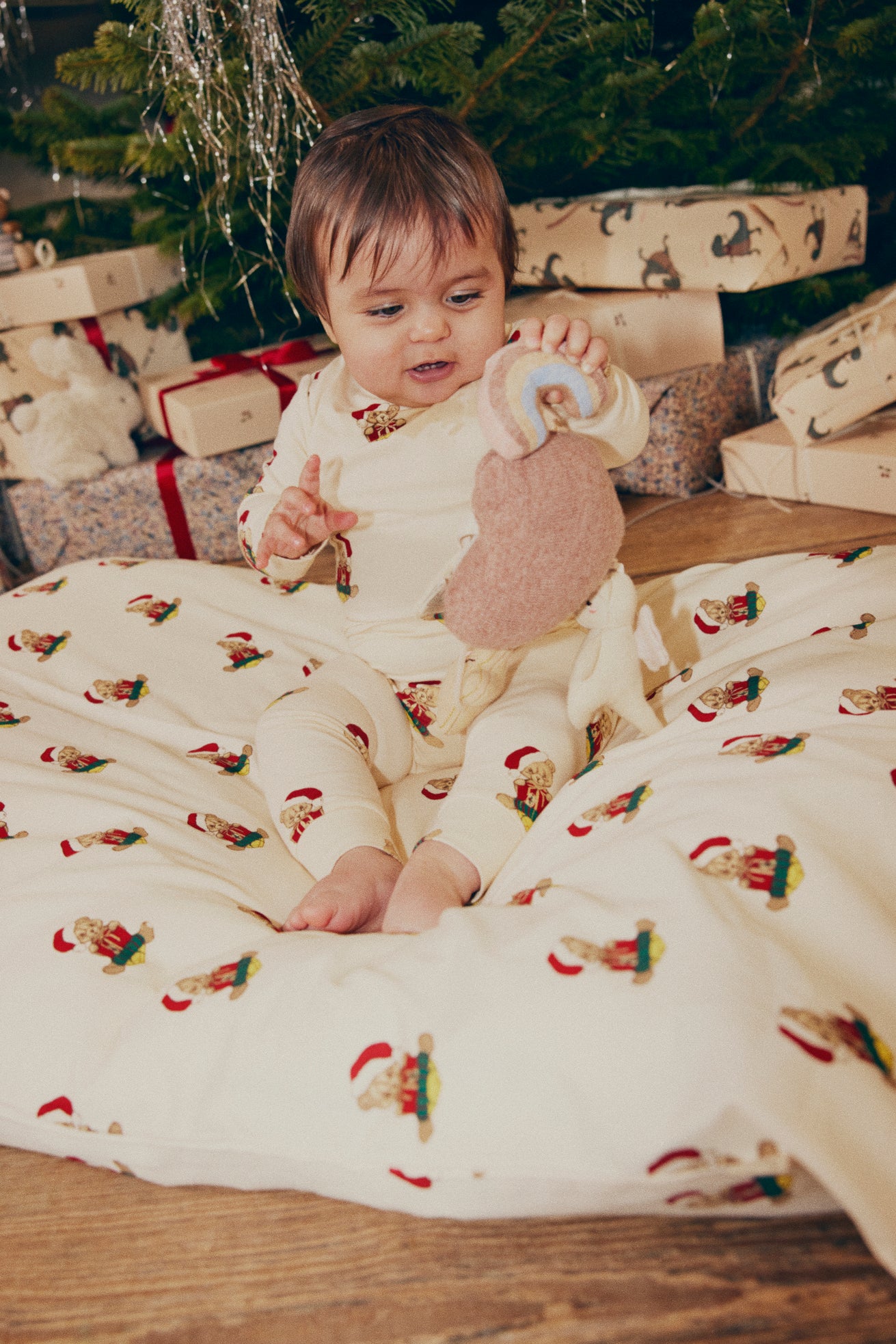 Konges Slojd - Christmas Basic Bodysuit Set GOTS - Christmas Teddy - Konges Slojd - littleyoyo.ca