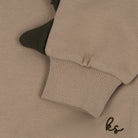 Konges Slojd - Lou Animal Spike Dino Sweatshirt Gots - Oxford Tan - Konges Slojd - littleyoyo.ca