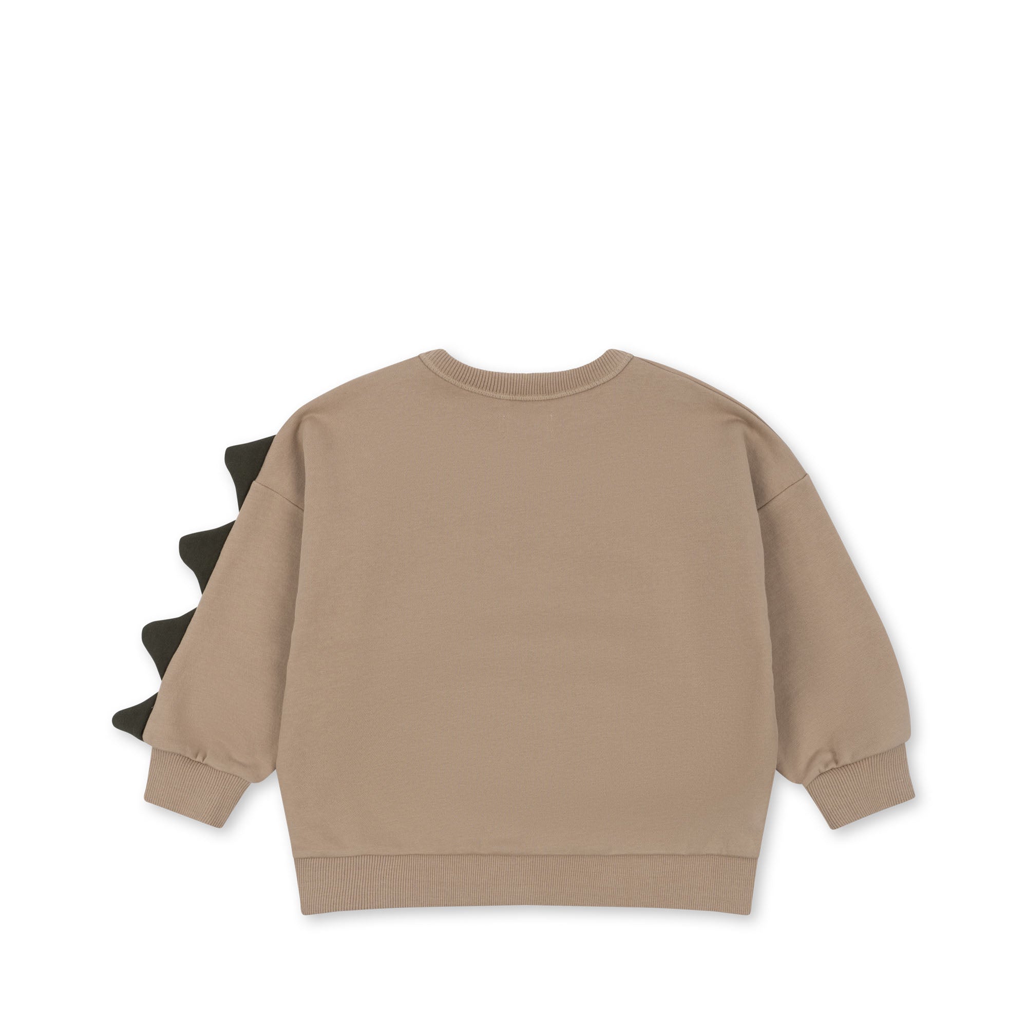 Konges Slojd - Lou Animal Spike Dino Sweatshirt Gots - Oxford Tan - Konges Slojd - littleyoyo.ca