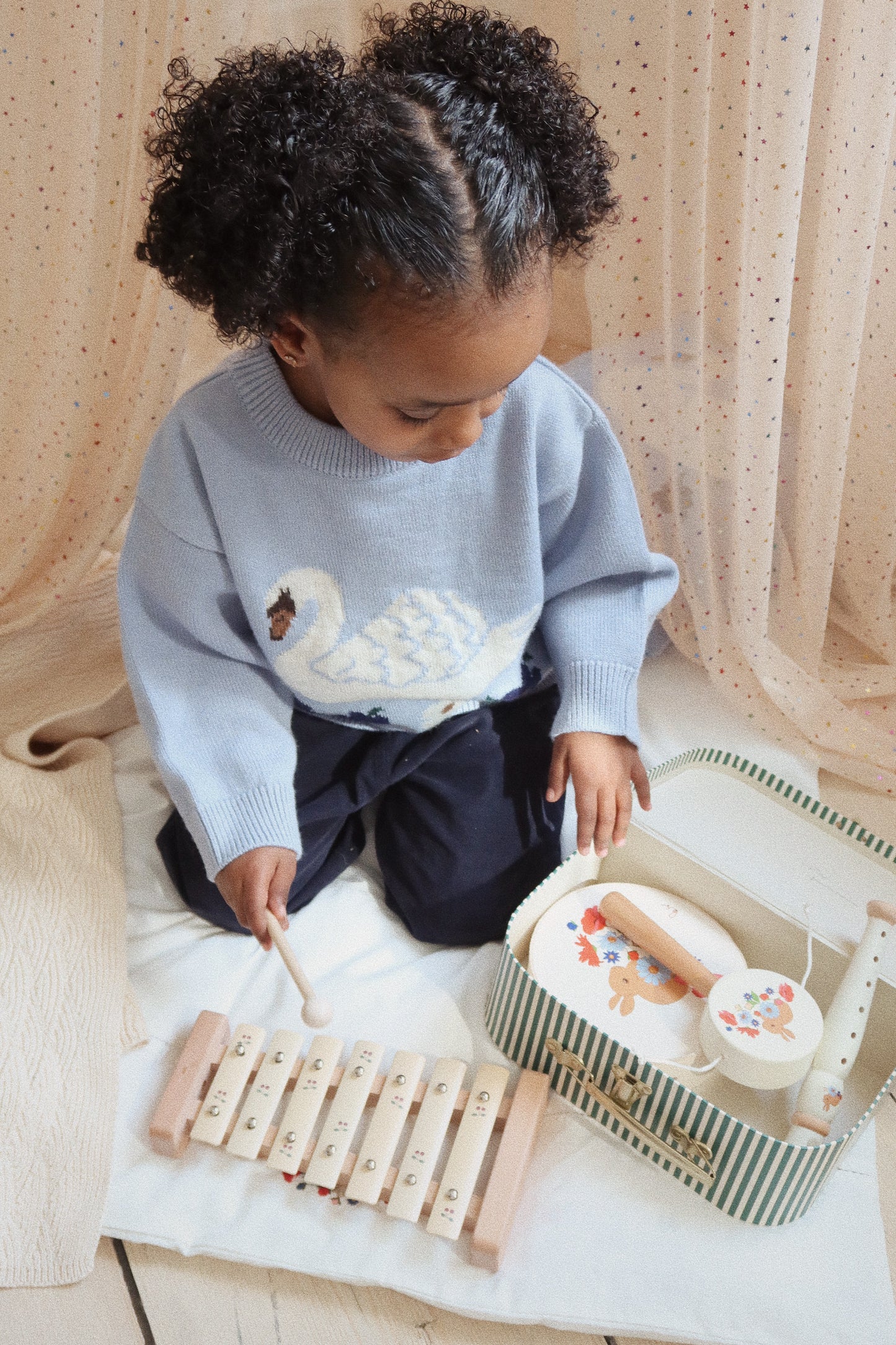 Konges Slojd - Wooden Music Set - Bunny