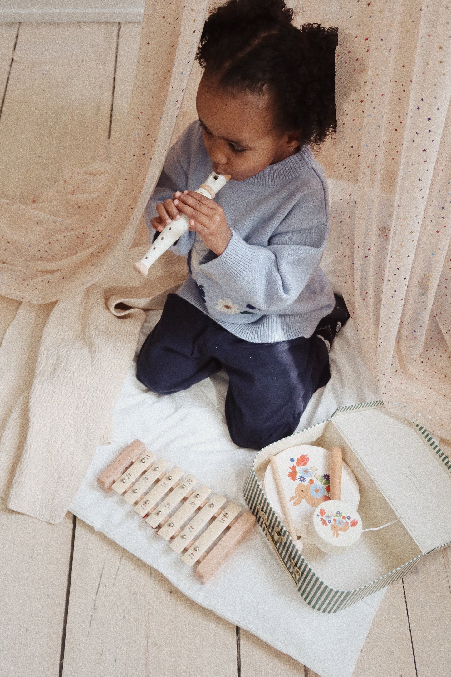 Konges Slojd - Wooden Music Set - Bunny