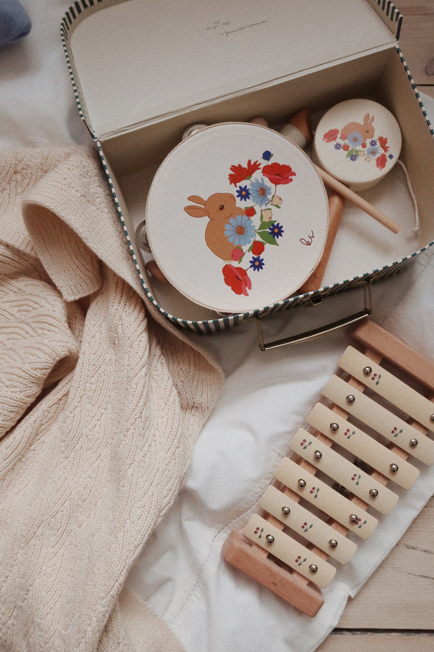 Konges Slojd - Wooden Music Set - Bunny