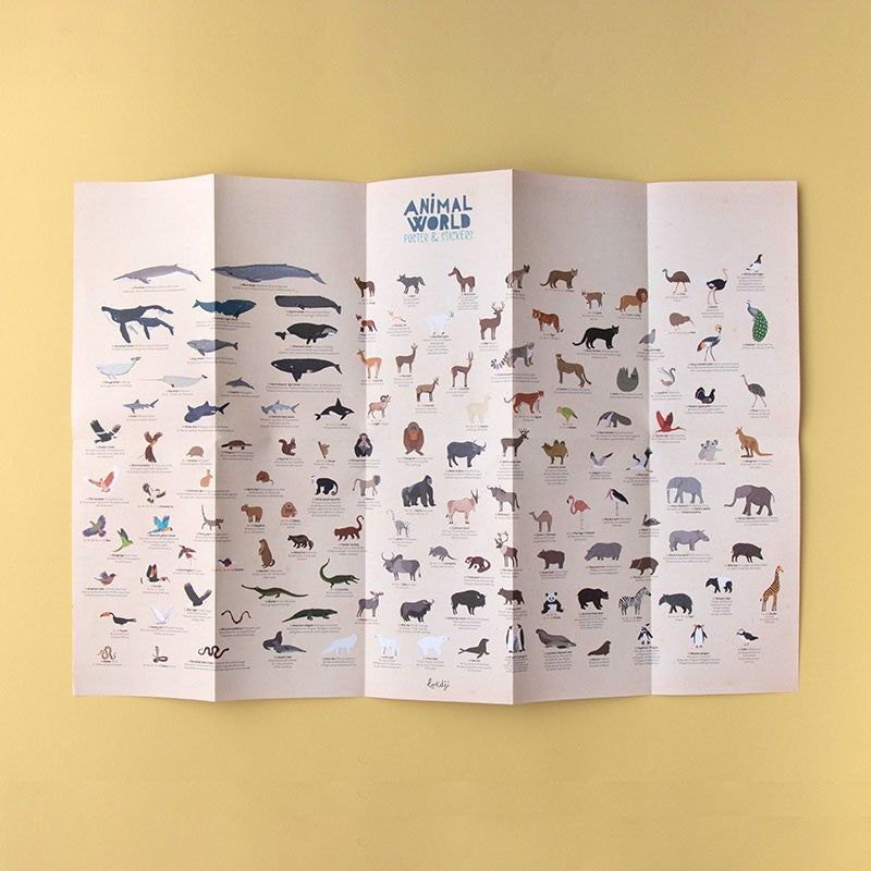 Londji - Animal world - Poster & Stickers