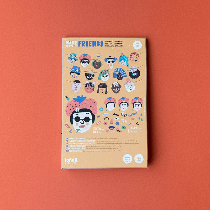 Londji - Make New Friends Stickers - Arts & Craft - Londji - littleyoyo.ca