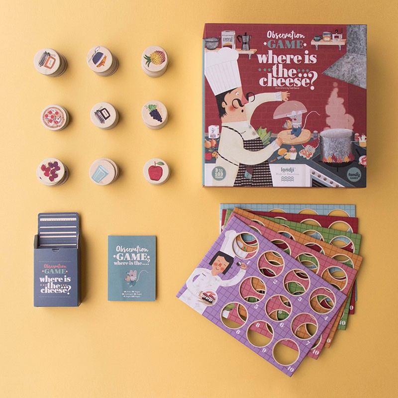 Londji - Where is the Cheese? - Game - Londji - littleyoyo.ca