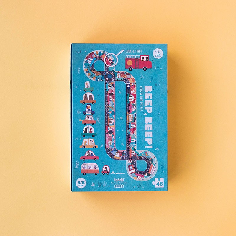 Londji - Beep Beep! - Puzzle - Londji - littleyoyo.ca