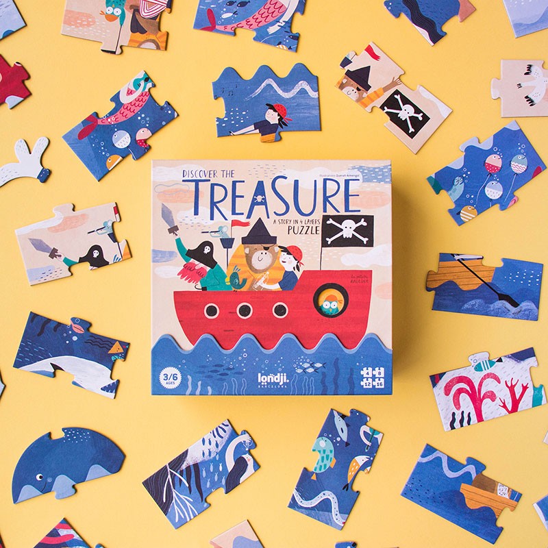 Londji - Discover the Treasure - Puzzle - Londji - littleyoyo.ca