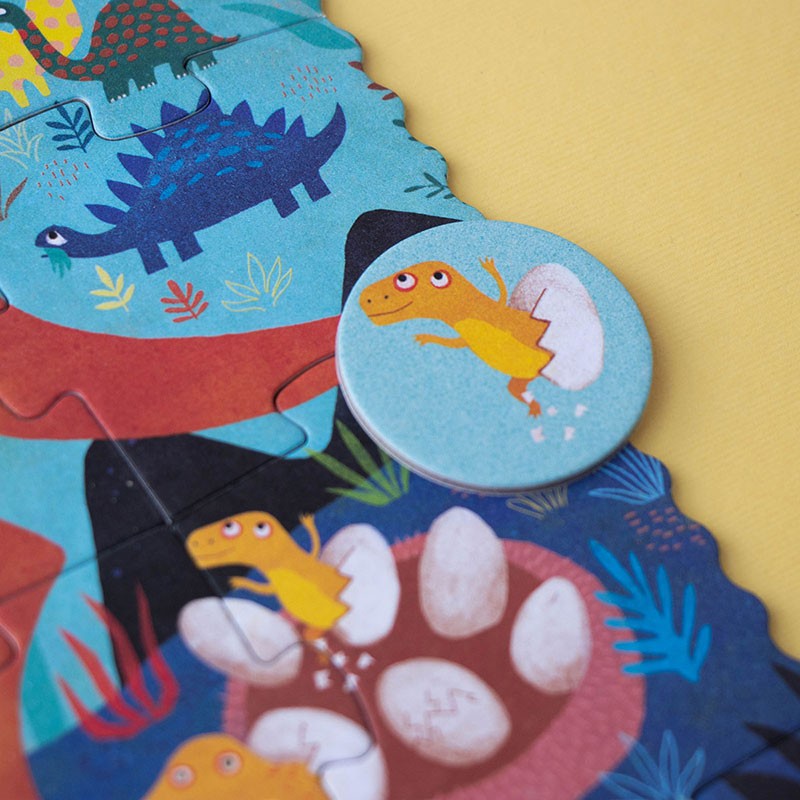 Londji - My Little Dino - Pocket Puzzle - Londji - littleyoyo.ca