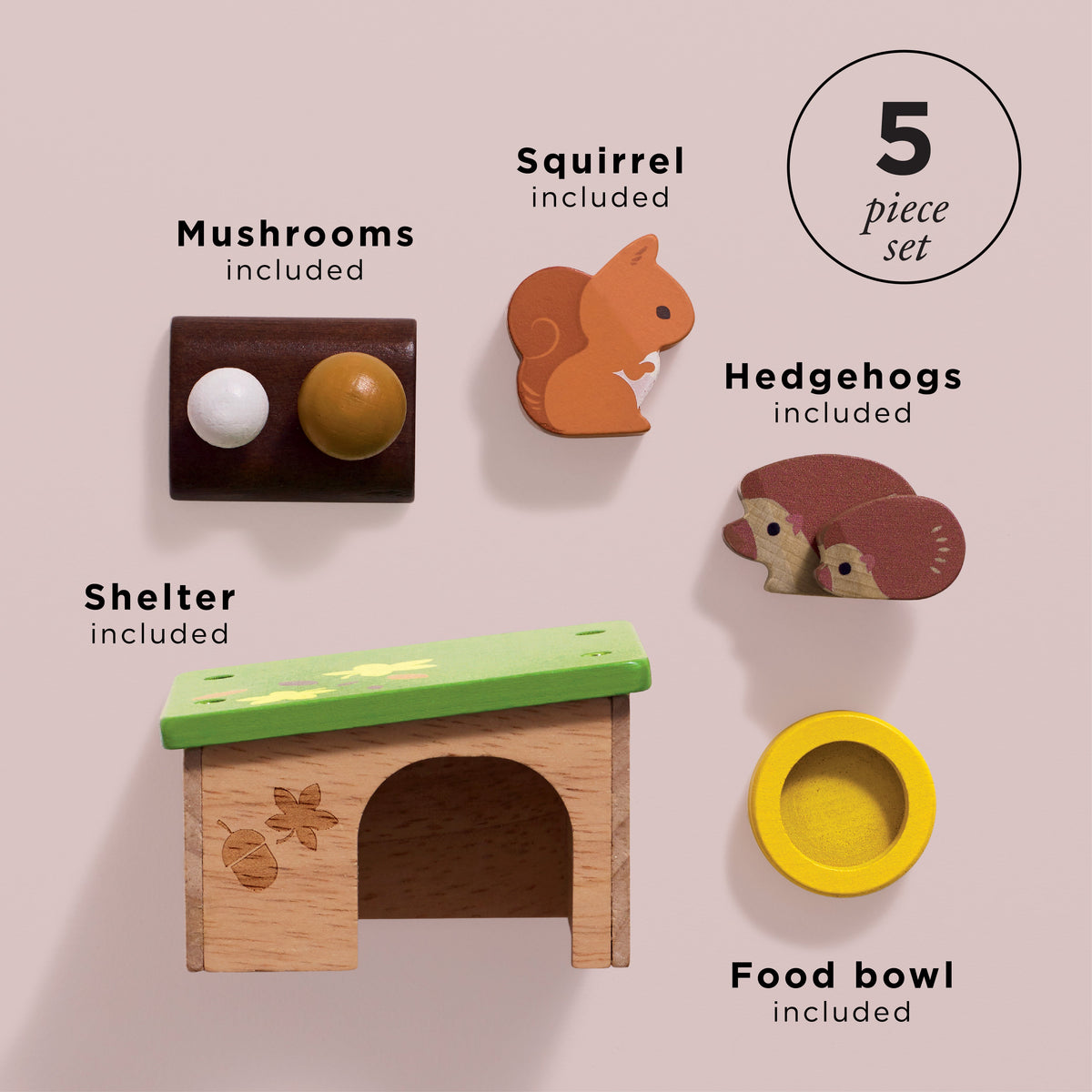 Le Toy Van - Hedgehog & Squirrel Animal Set - Le Toy Van - littleyoyo.ca