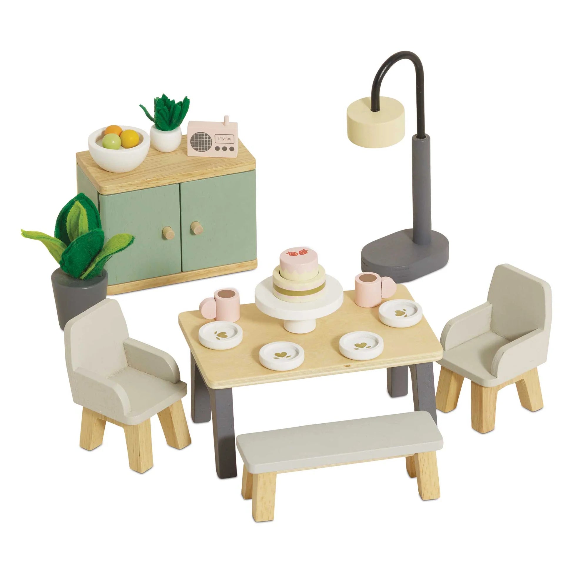 Le Toy Van - Wooden Dolls House Dining Room - Le Toy Van - littleyoyo.ca