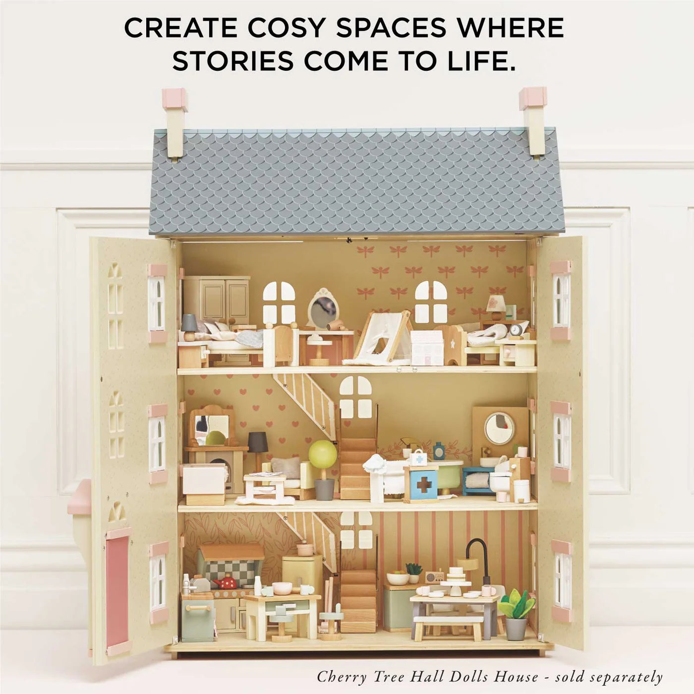 Le Toy Van - Wooden Dolls House Dining Room - Le Toy Van - littleyoyo.ca