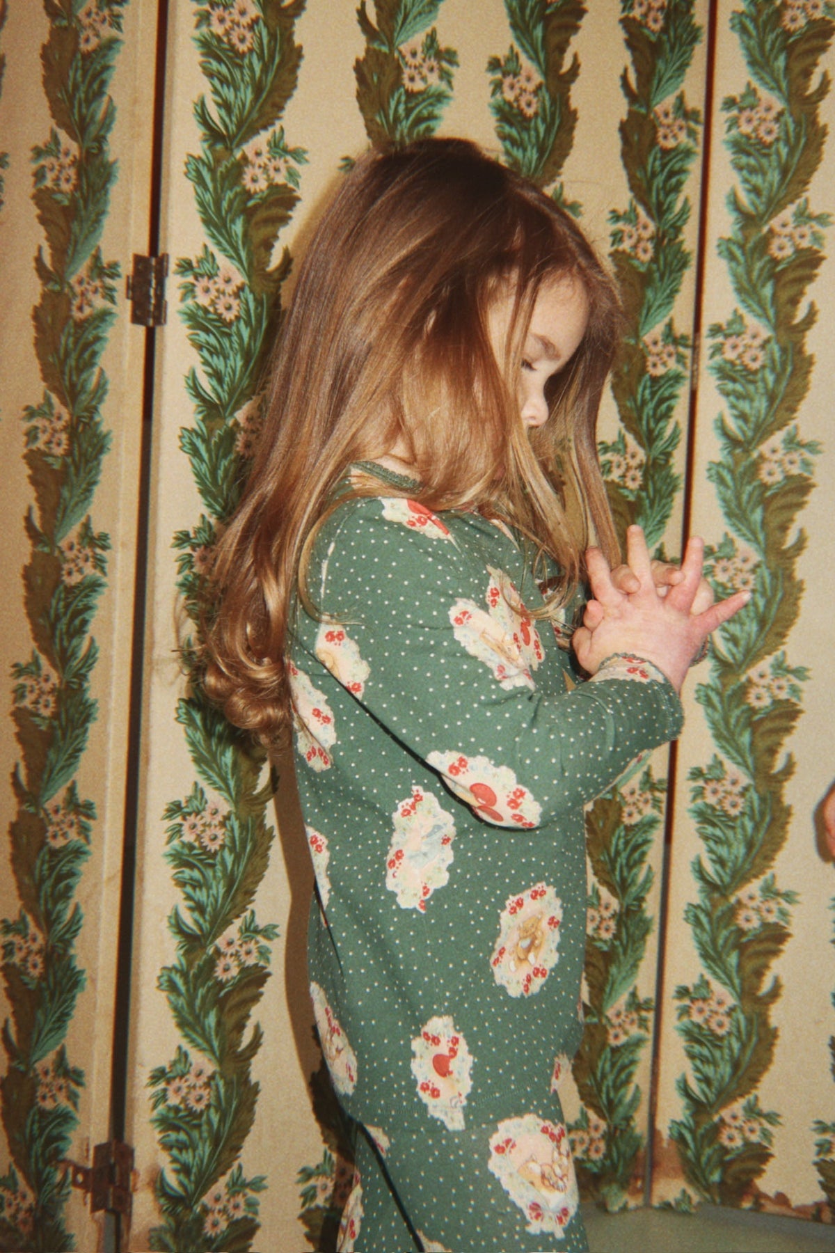 Konges Slojd Basic Blouse/Pants Set GOTS - Deer Diary Green