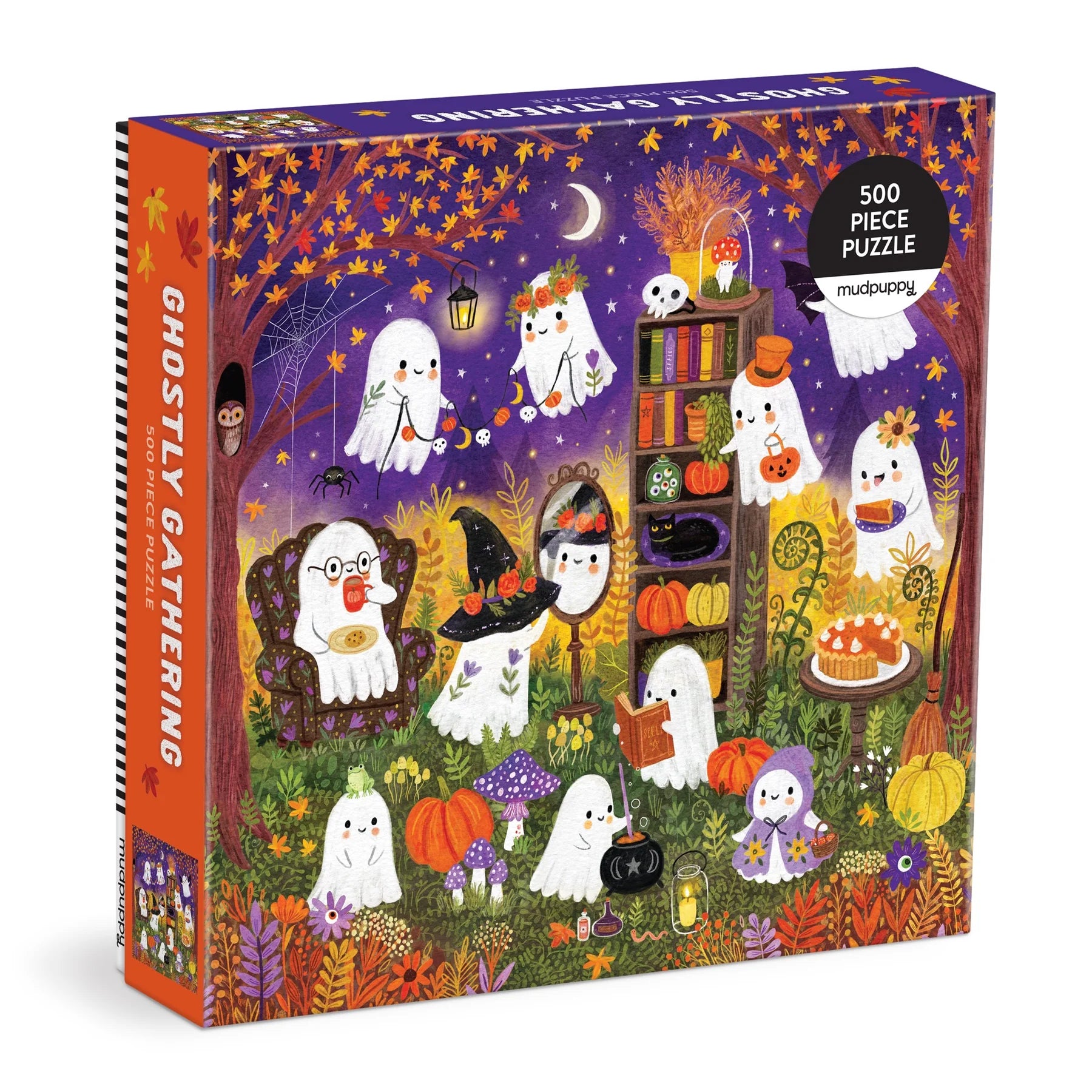 Mudpuppy - Ghostly Gathering - 500 Piece Jigsaw Puzzle - Mudpuppy - littleyoyo.ca