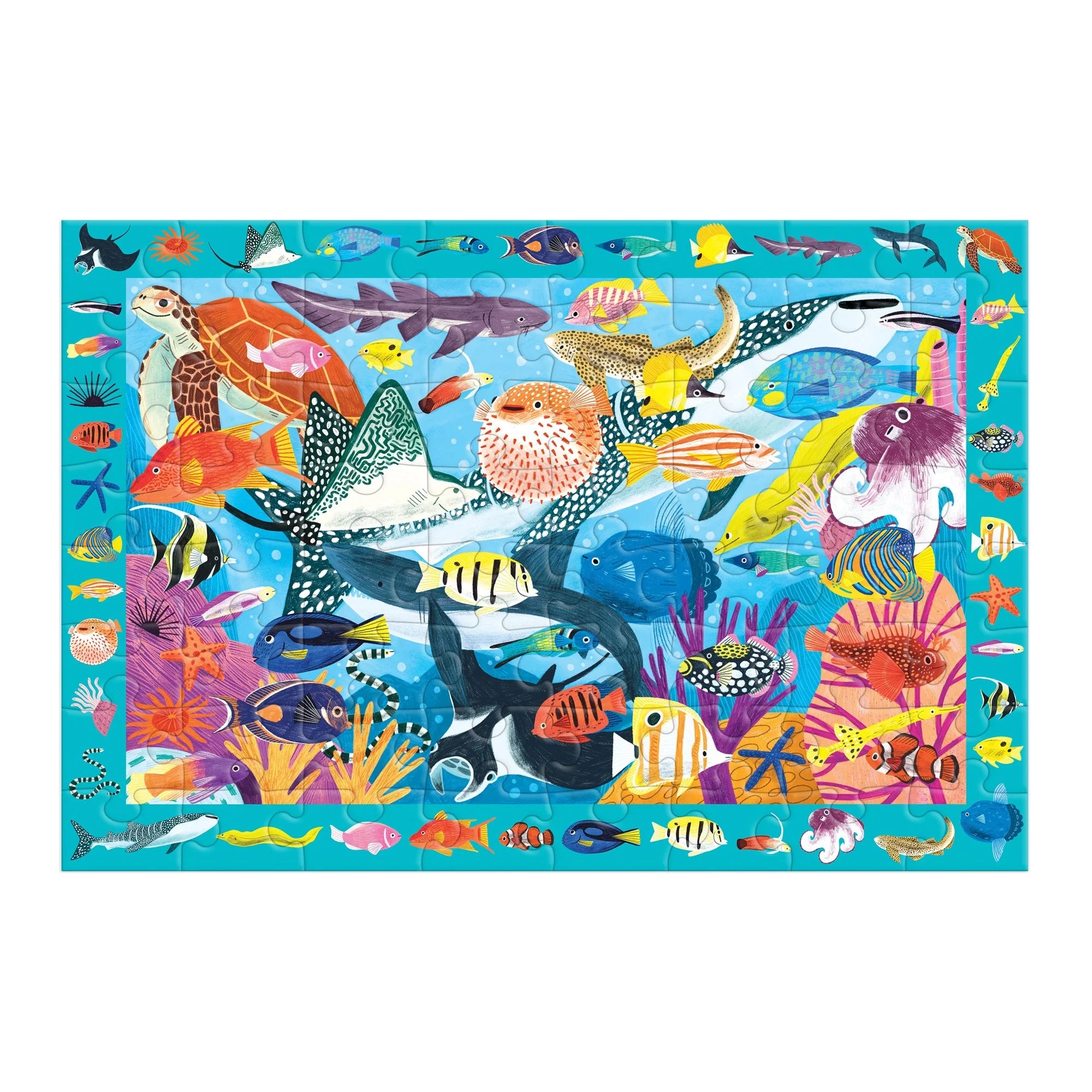 Mudpuppy - Coral Reef 64 Piece Search & Find Puzzle - Mudpuppy - littleyoyo.ca