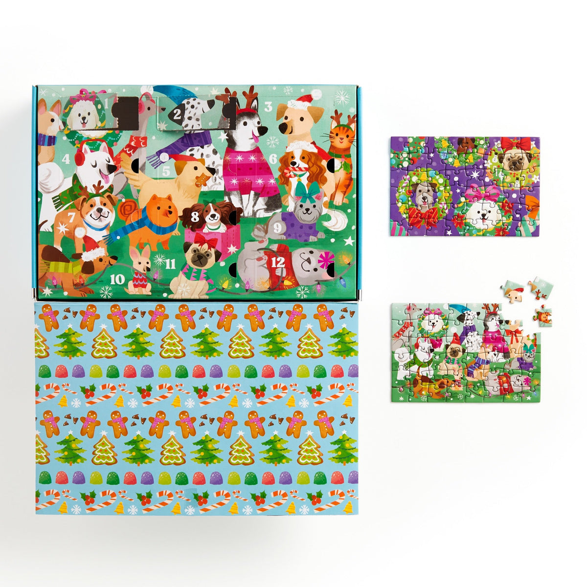 Mudpuppy - Ho Ho Howl! Countdown Puzzle Set