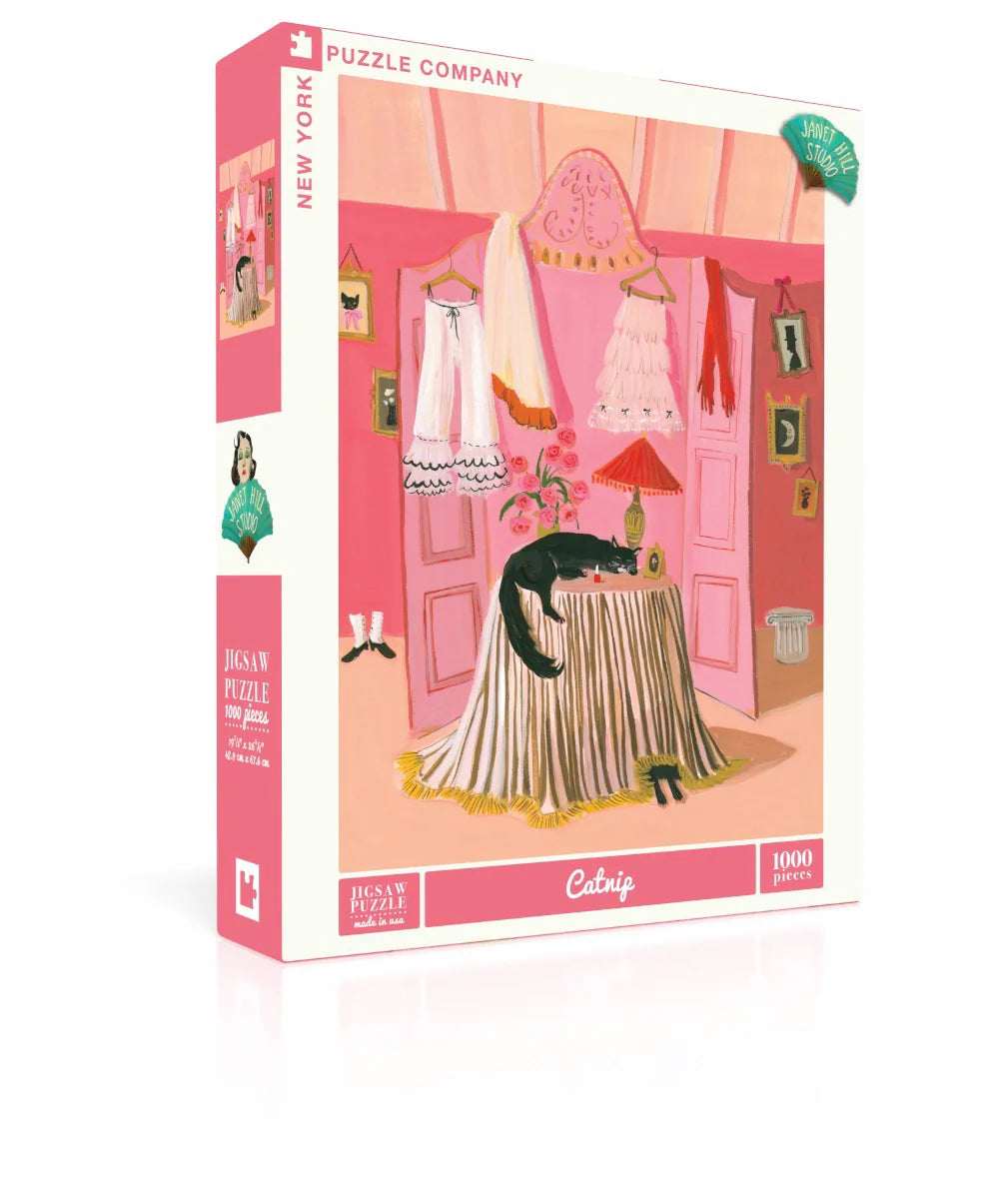 Catnip - 1000 Piece Jigsaw Puzzle - New York Puzzle Company - littleyoyo.ca