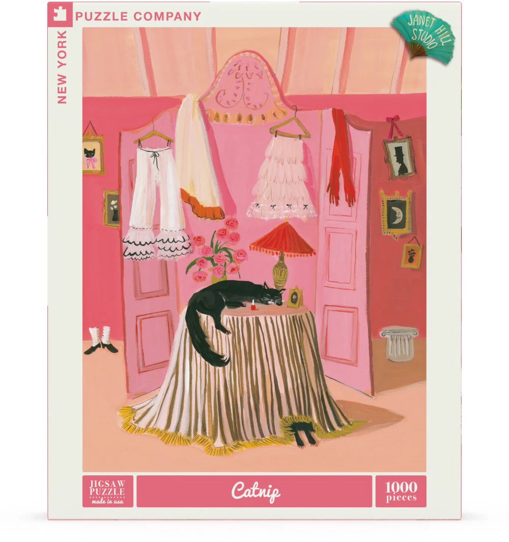 Catnip - 1000 Piece Jigsaw Puzzle - New York Puzzle Company - littleyoyo.ca