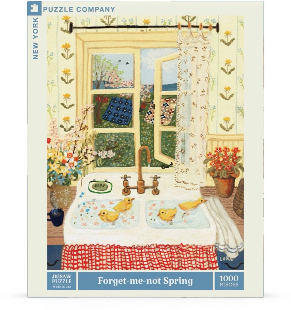Forget-me-not Spring - 1000 Piece Jigsaw Puzzle - New York Puzzle Company - littleyoyo.ca