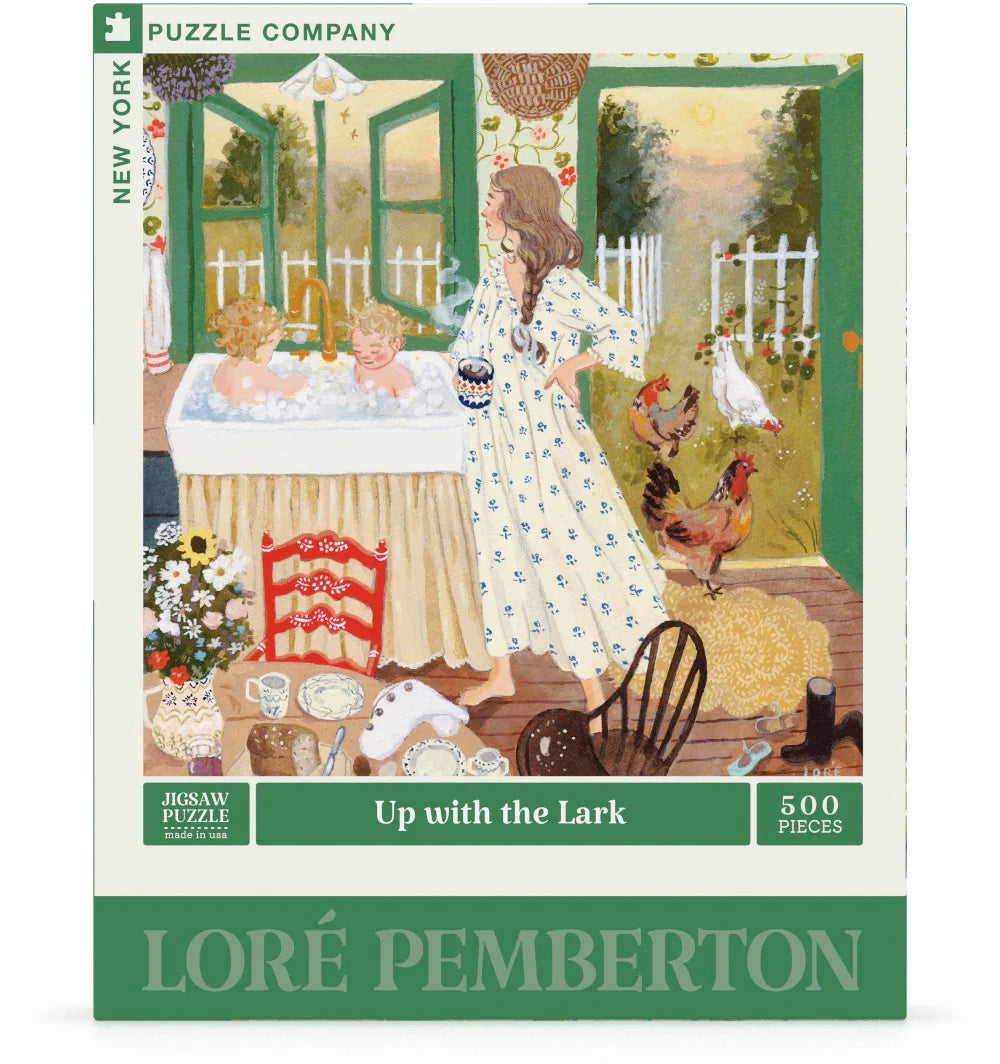 Up with the Lark - 500 Piece Jigsaw Puzzle - New York Puzzle Company - littleyoyo.ca