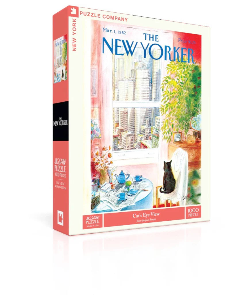 Cat's Eye View - 1000 Piece Jigsaw Puzzle - New York Puzzle Company - littleyoyo.ca