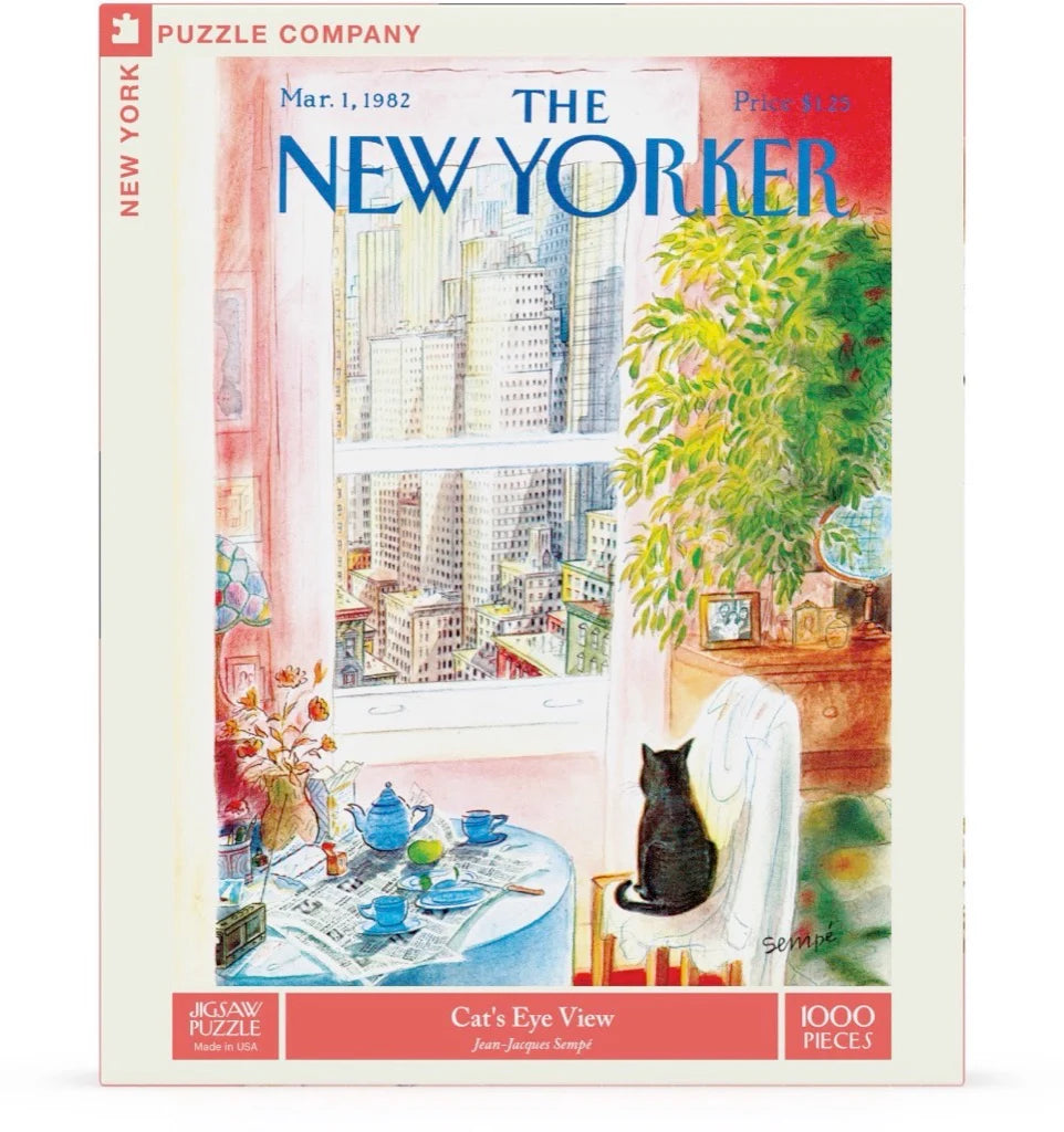 Cat's Eye View - 1000 Piece Jigsaw Puzzle - New York Puzzle Company - littleyoyo.ca