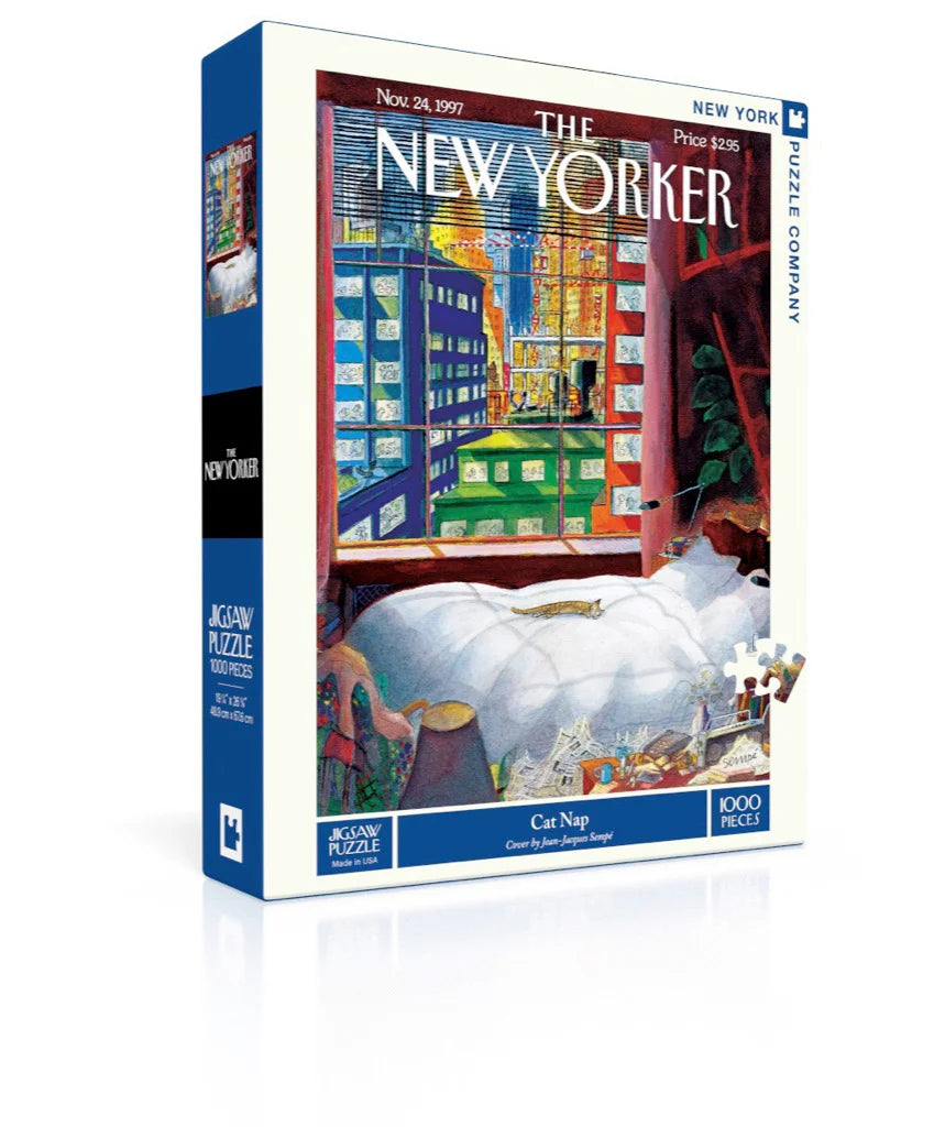 Cat Nap - 1000 Piece Jigsaw Puzzle - New York Puzzle Company - littleyoyo.ca