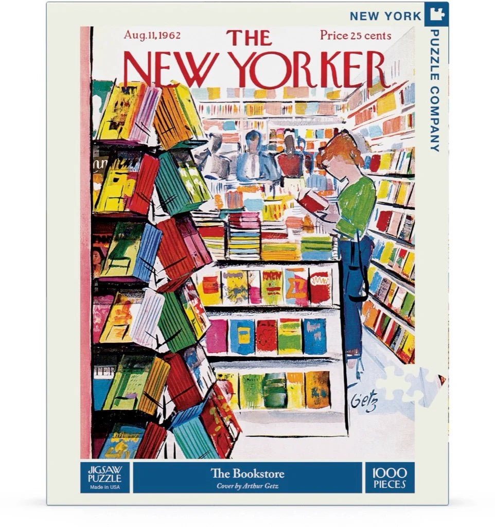 The Bookstore - 1000 Piece Jigsaw Puzzle - New York Puzzle Company - littleyoyo.ca