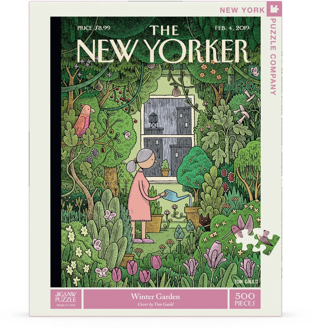Winter Garden - 500 Piece Jigsaw Puzzle - New York Puzzle Company - littleyoyo.ca