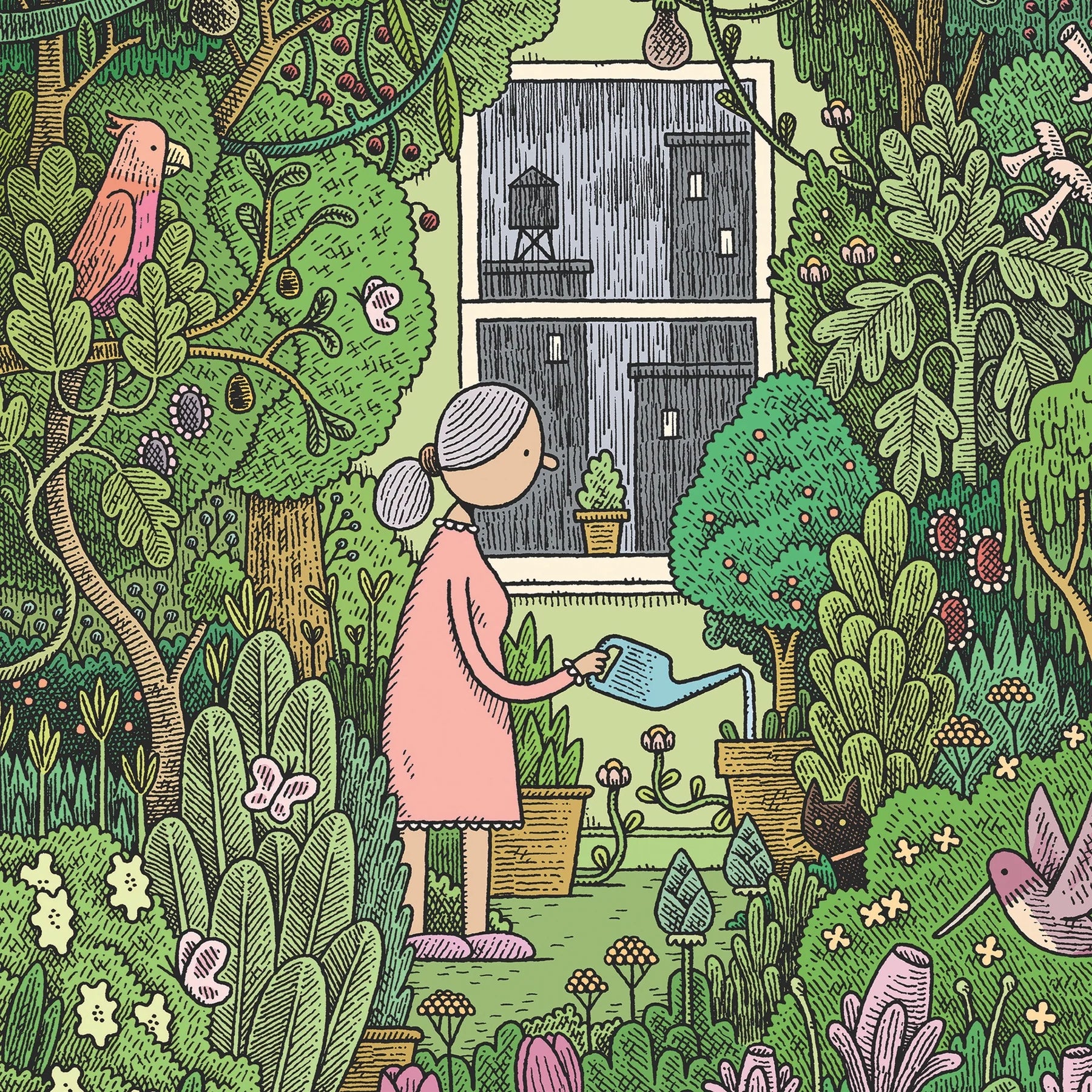 Winter Garden - 500 Piece Jigsaw Puzzle - New York Puzzle Company - littleyoyo.ca