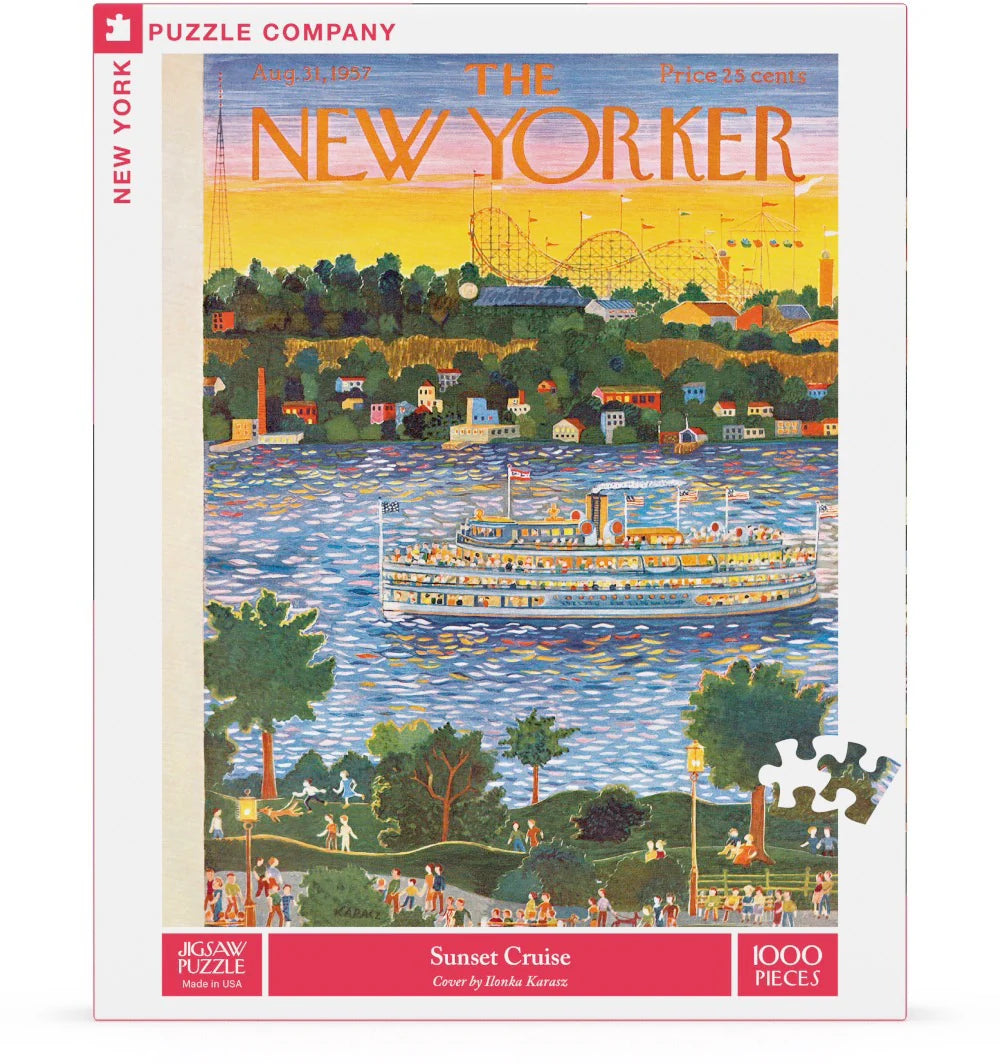 Sunset Cruise - 1000 Piece Jigsaw Puzzle - New York Puzzle Company - littleyoyo.ca