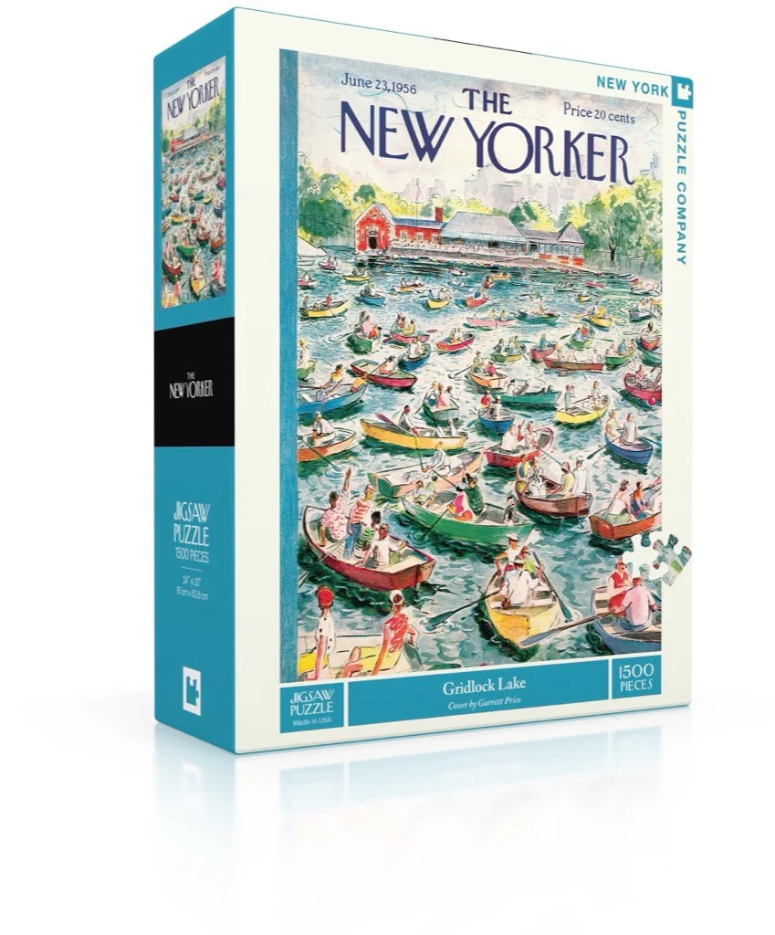Gridlock Lake - 1500 Piece Jigsaw Puzzle - New York Puzzle Company - littleyoyo.ca