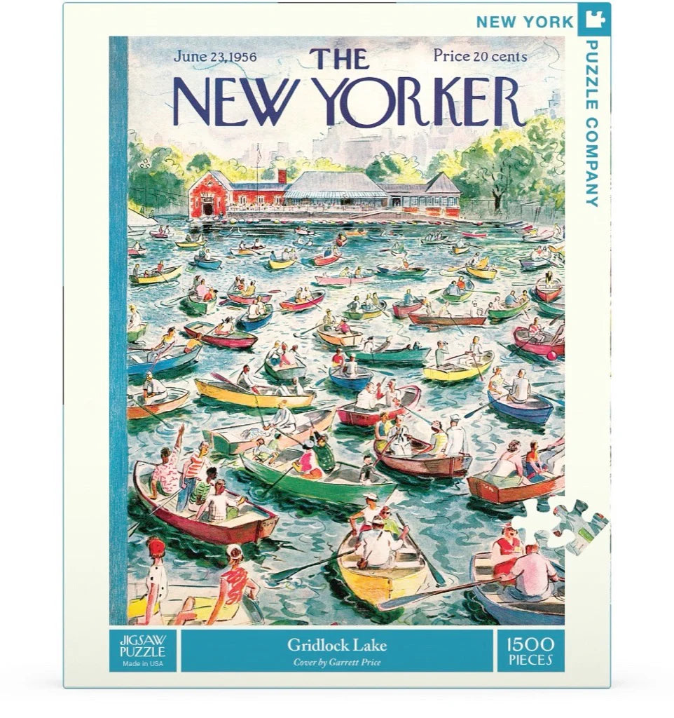 Gridlock Lake - 1500 Piece Jigsaw Puzzle - New York Puzzle Company - littleyoyo.ca