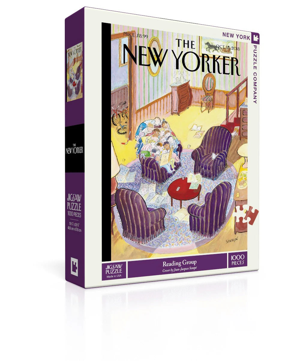Reading Group - 1000 Piece Jigsaw Puzzle - New York Puzzle Company - littleyoyo.ca