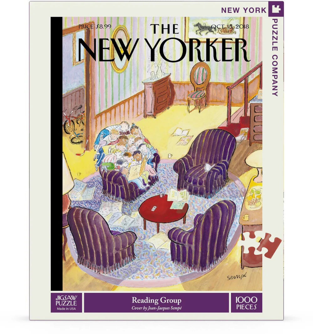 Reading Group - 1000 Piece Jigsaw Puzzle - New York Puzzle Company - littleyoyo.ca