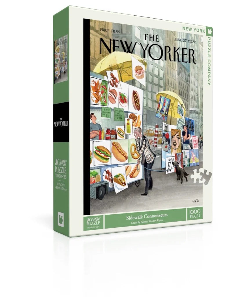 Sidewalk Connoisseurs - 1000 Piece Jigsaw Puzzle - New York Puzzle Company - littleyoyo.ca
