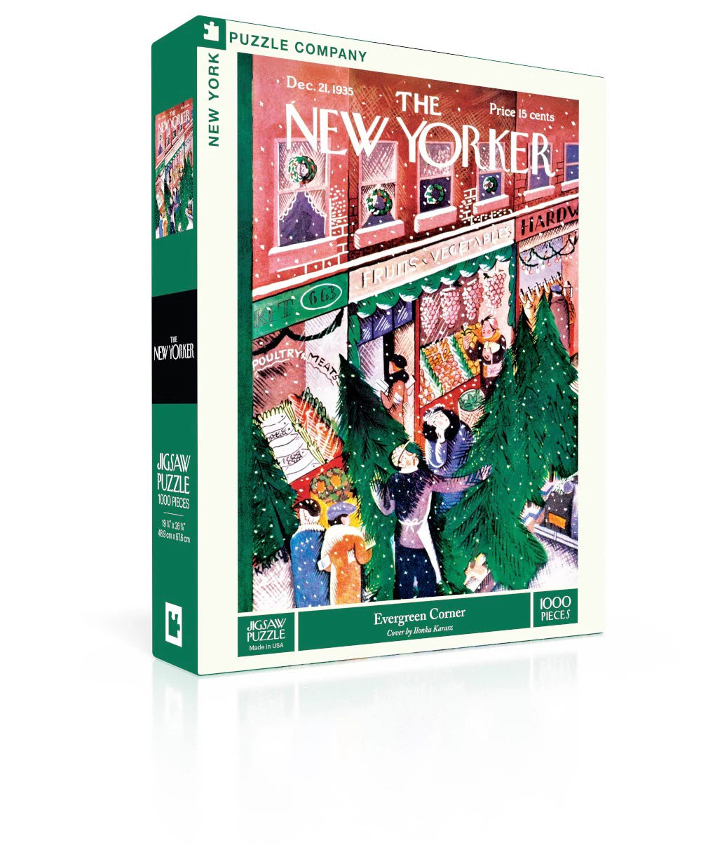 Evergreen Corner - 1000 Piece Jigsaw Puzzle - New York Puzzle Company - littleyoyo.ca