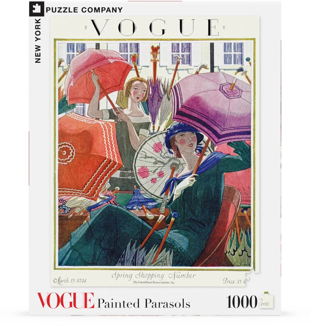 Painted Parasols - 1000 Piece Jigsaw Puzzle - New York Puzzle Company - littleyoyo.ca